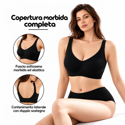 Reggiseno push-up modellante senza ferretto